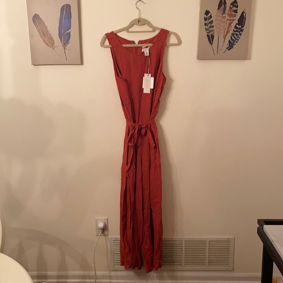 Size 14 Rachel Zoe Belted Jumpsuit NWT - Picture 1 of 4